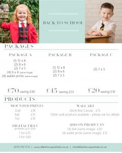 Back to school photoshoots Life in Focus Portraits child photographer Rhu Helensburgh