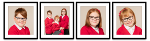 framed individual and sibling school photos Colgrain Primary School Helensburgh Life in Focus Portraits school photographer Rhu Helensburgh Argyll and Bute