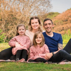 outdoor on location family portrait photos Life in Focus Portraits family photography Cardross
