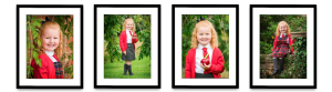 framed P1 back to school photos Hermitage Primary School Helensburgh Life in Focus Portraits school photographer Argyll and Bute