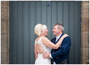 photo of Bride and Groom on Wedding Day Helensburgh Elopement Covid Wedding